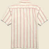 Hendrix Stripe Big Pocket Shirt - Curry Red - Universal Works - STAG Provisions - Tops - S/S Woven - Stripe