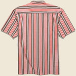 Nassau Stripe Camp Shirt - Red/Brown - Universal Works - STAG Provisions - Tops - S/S Woven - Stripe