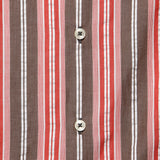 Nassau Stripe Camp Shirt - Red/Brown - Universal Works - STAG Provisions - Tops - S/S Woven - Stripe