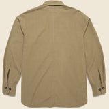 Seersucker Travail Shirt - Olive - Universal Works - STAG Provisions - Outerwear - Shirt Jacket
