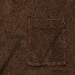 Terry Fleece Vacation Polo - Brown - Universal Works - STAG Provisions - Tops - S/S Knit