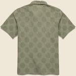 Dot Print Road Shirt - Olive - Universal Works - STAG Provisions - Tops - S/S Woven - Dot