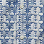 Porto Cotton Camp Shirt - White/Blue - Universal Works - STAG Provisions - Tops - S/S Woven - Other Pattern