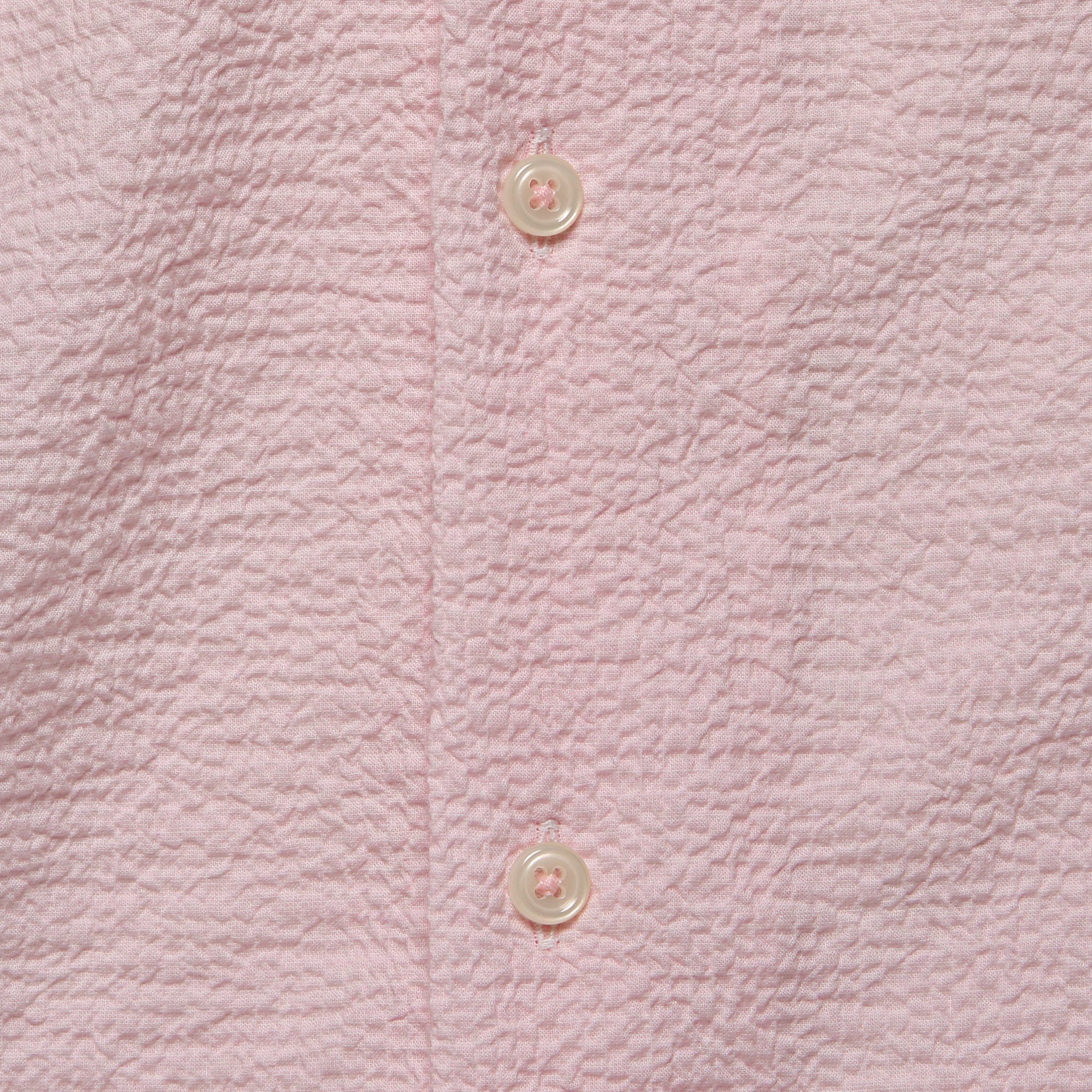 Seersucker Camp Shirt - Pink - Universal Works - STAG Provisions - Tops - S/S Woven - Seersucker