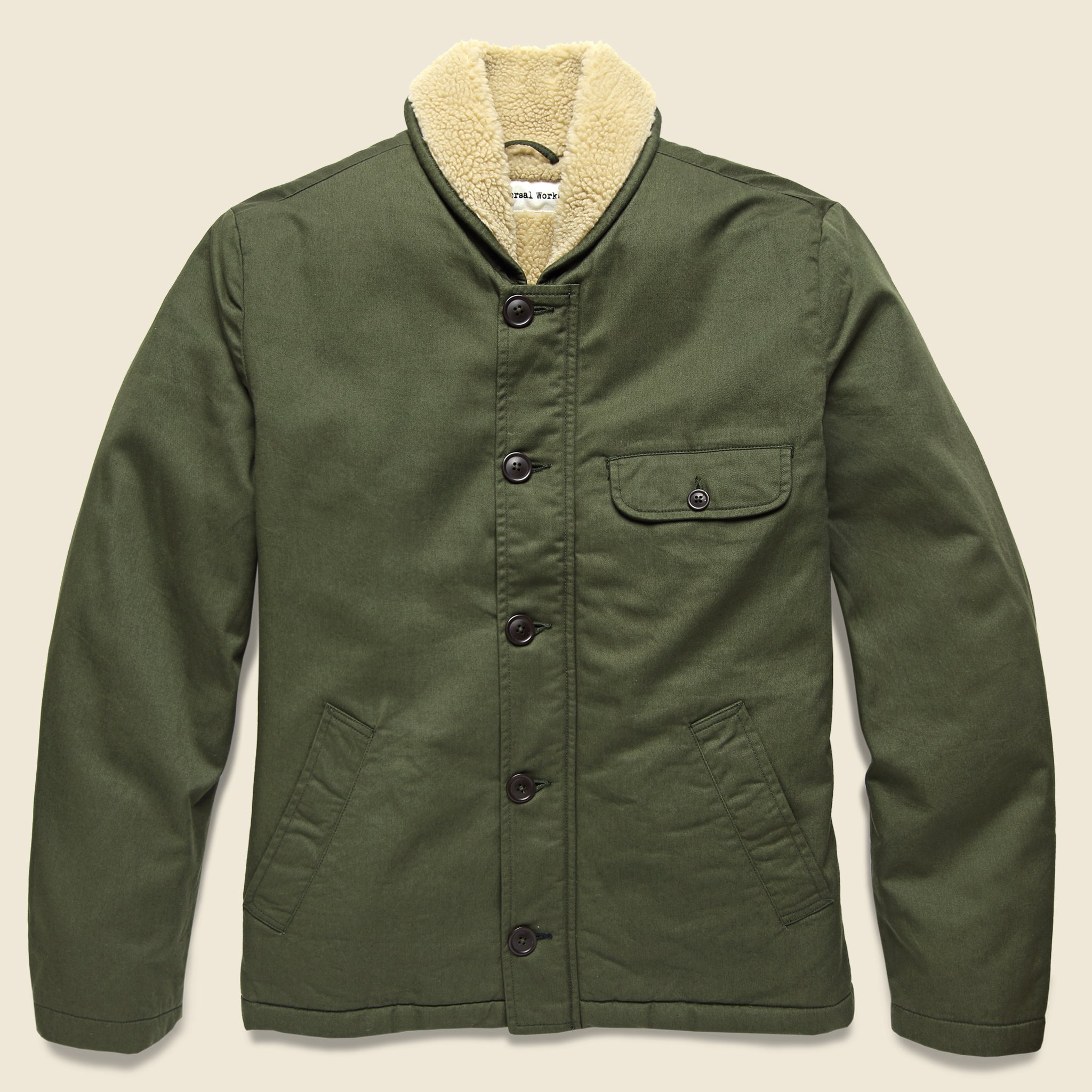 N1 Jacket - Military Olive - Universal Works - STAG Provisions - Outerwear - Coat / Jacket