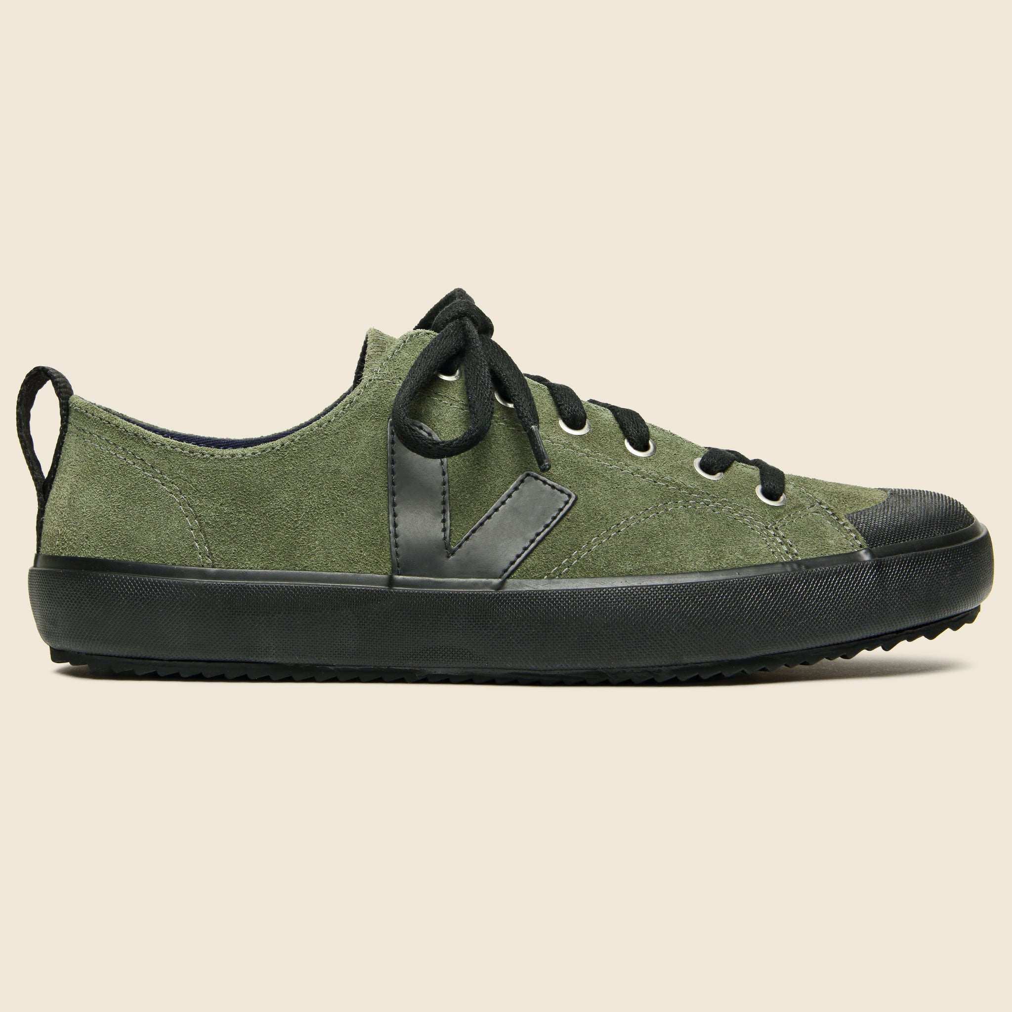 Nova Suede Sneaker - Olive/Black - Veja - STAG Provisions - Shoes - Athletic
