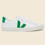 Esplar Leather Sneaker - White Emeraude - Veja - STAG Provisions - Shoes - Athletic