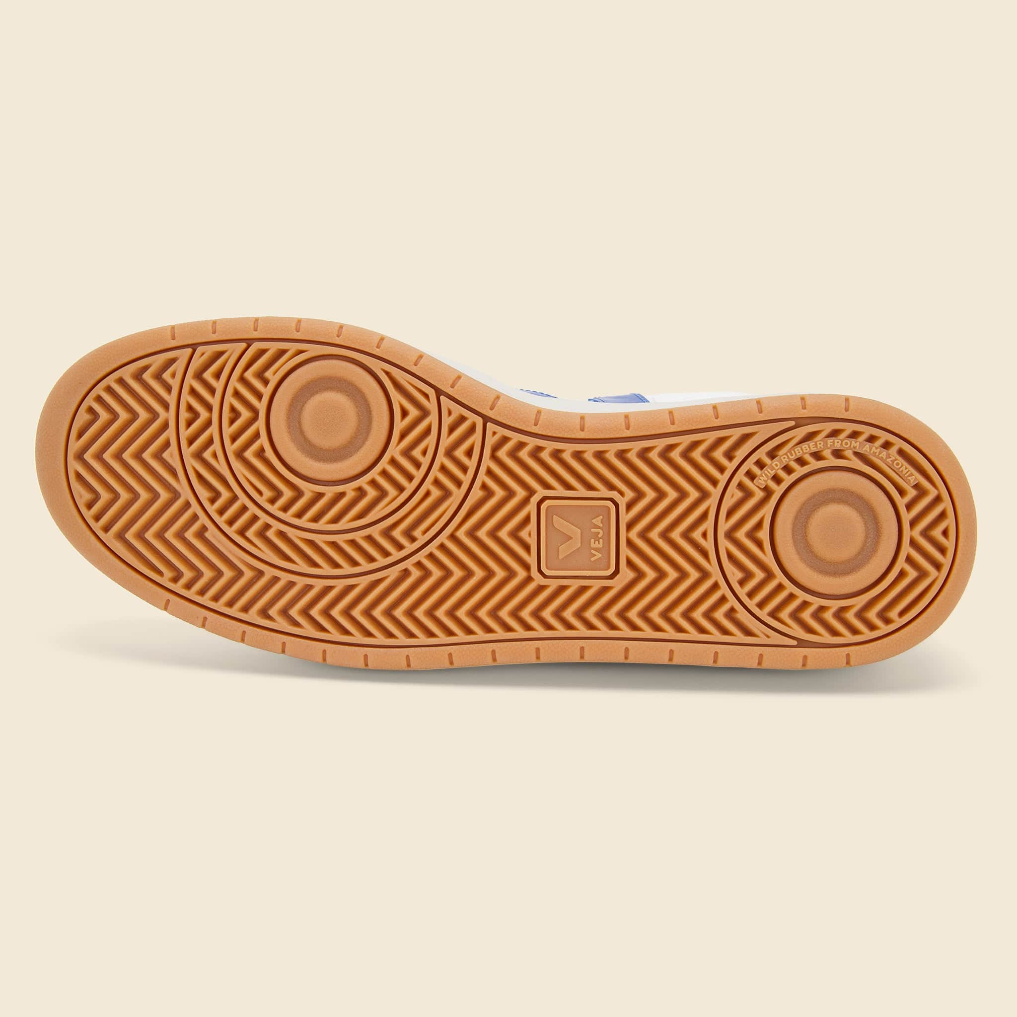 V-12 Mesh Sneaker - White/Indigo/Orange Fluo - Veja - STAG Provisions - Shoes - Athletic
