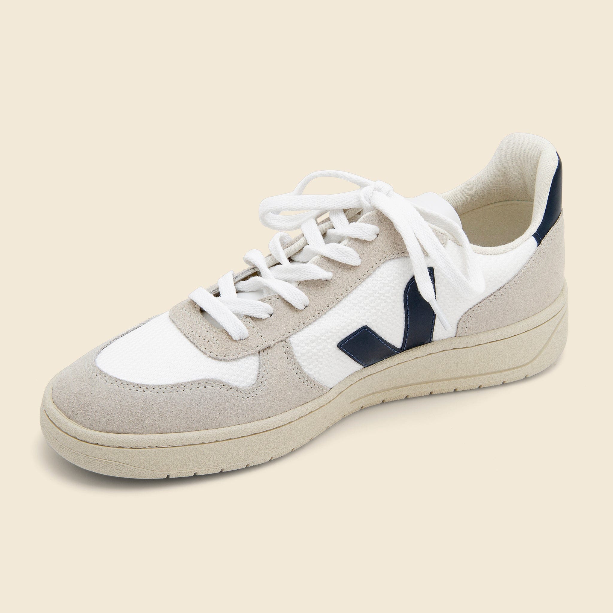V-10 B-Mesh Sneaker - White/Nautico - Veja - STAG Provisions - Shoes - Athletic