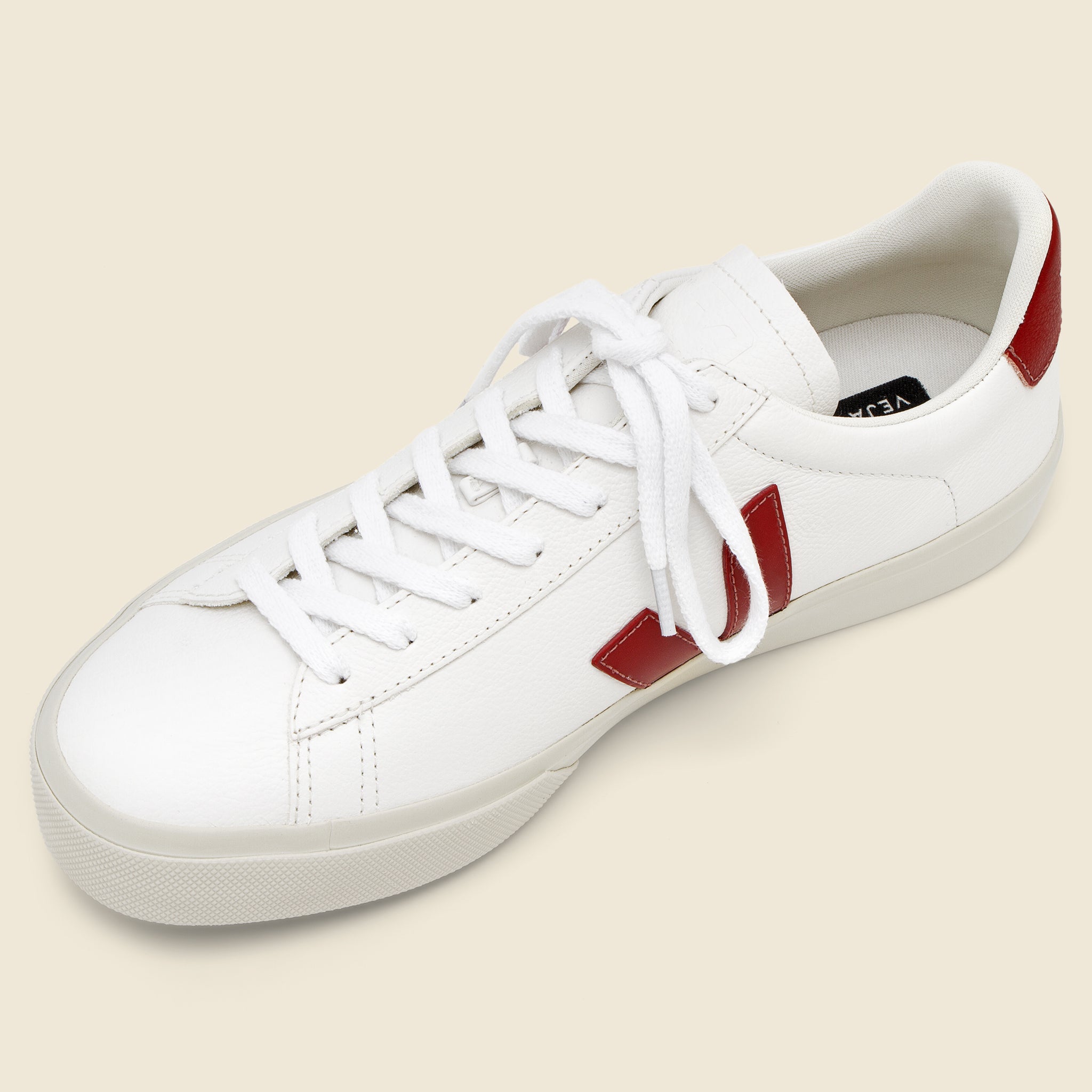 Campo ChromeFree Leather Sneaker - Extra White/Rouille - Veja - STAG Provisions - Shoes - Athletic