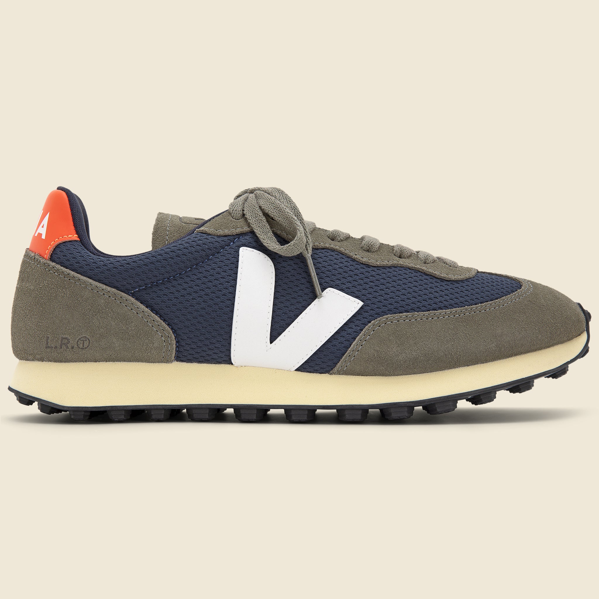 Rio Branco Alveomesh Sneaker -  Nautico White/Orange Fluo - Veja - STAG Provisions - Shoes - Athletic