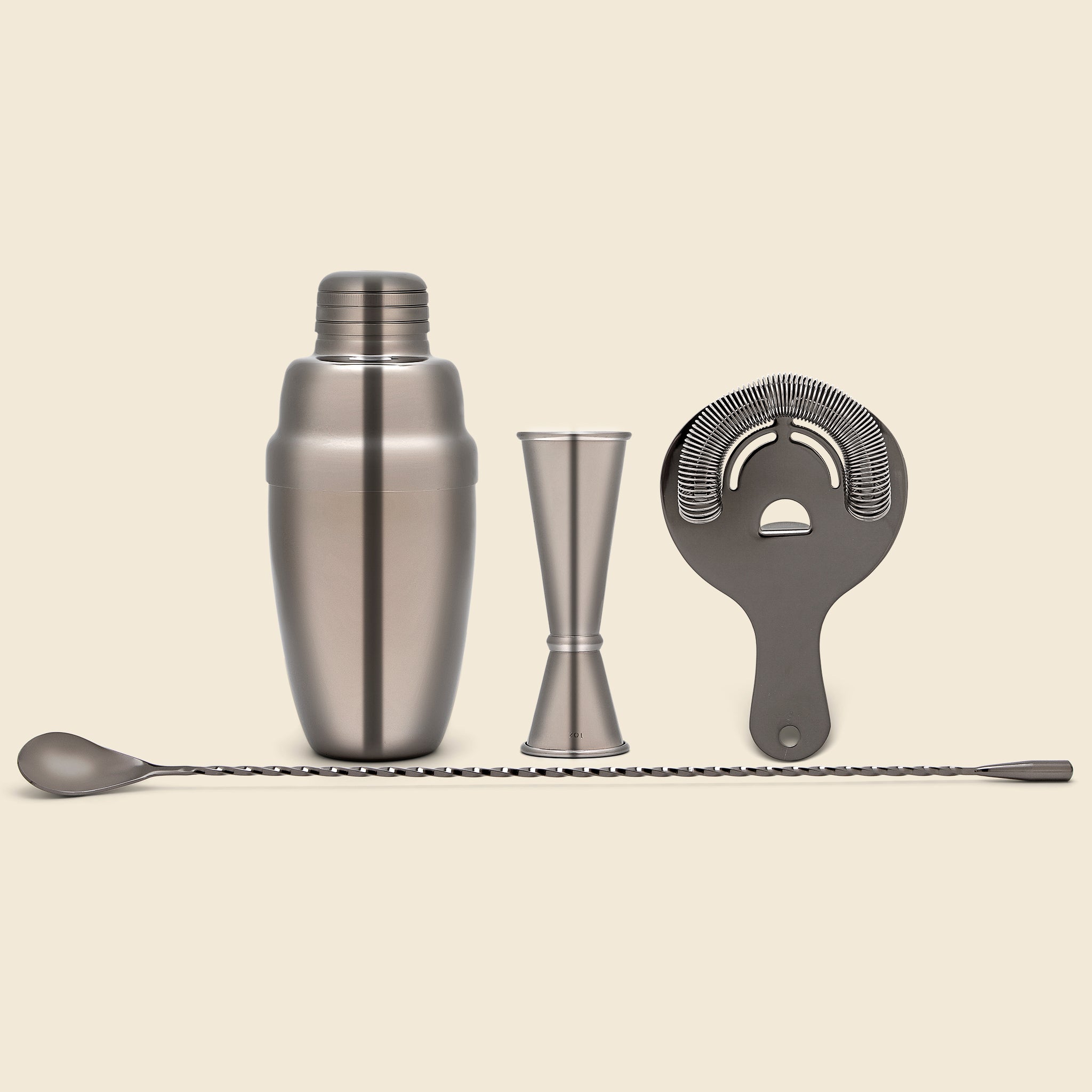 Gunmetal Mixologist Set - Barware - STAG Provisions - Home - Bar & Entertaining - Barware