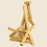 Wooden Geometric Sculpture - Vintage - STAG Provisions - One & Done - Art