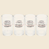 Half Full / Half Empty Glass Set - Barware - STAG Provisions - Home - Bar & Entertaining - Barware
