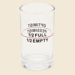 Half Full / Half Empty Glass Set - Barware - STAG Provisions - Home - Bar & Entertaining - Barware
