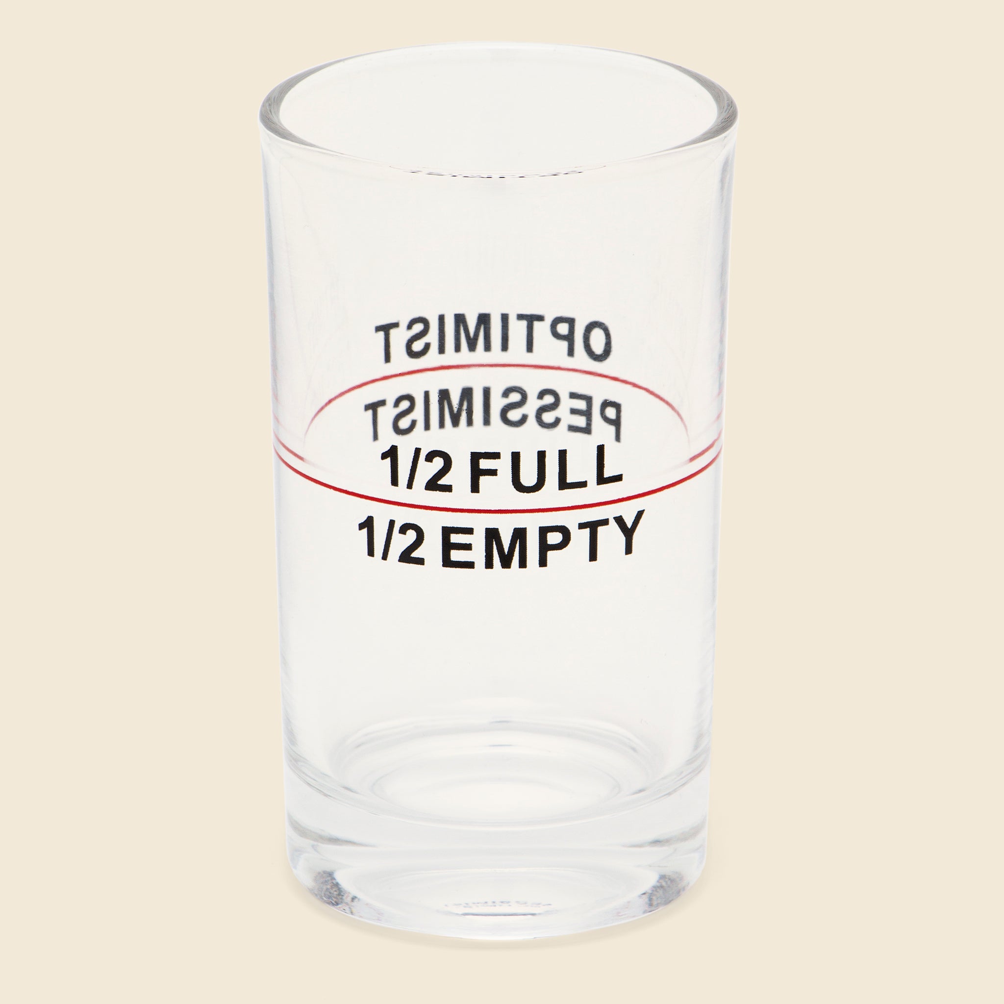 Half Full / Half Empty Glass Set - Barware - STAG Provisions - Home - Bar & Entertaining - Barware