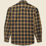 OZ Shirt - Brown Berkley Check - Wax London - STAG Provisions - Tops - L/S Woven - Plaid