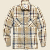 Whiting Overshirt - Natural Beatnik Check - Wax London - STAG Provisions - Tops - L/S Woven - Plaid