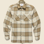 Whiting Milton Overshirt - Natural - Wax London - STAG Provisions - Tops - L/S Woven - Plaid