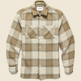 Whiting Milton Overshirt - Natural - Wax London - STAG Provisions - Tops - L/S Woven - Plaid