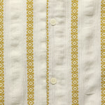 Leno Shirt - Ecru - Wax London - STAG Provisions - Tops - S/S Woven - Other Pattern