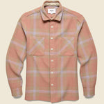 Mio Whiting Overshirt - Pink/Blue - Wax London - STAG Provisions - Tops - L/S Woven - Plaid