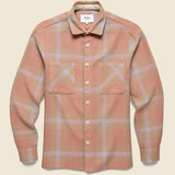 Mio Whiting Overshirt - Pink/Blue - Wax London - STAG Provisions - Tops - L/S Woven - Plaid