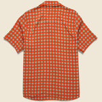 Didcot Shirt - Amalfi Red - Wax London - STAG Provisions - Tops - S/S Woven - Other Pattern
