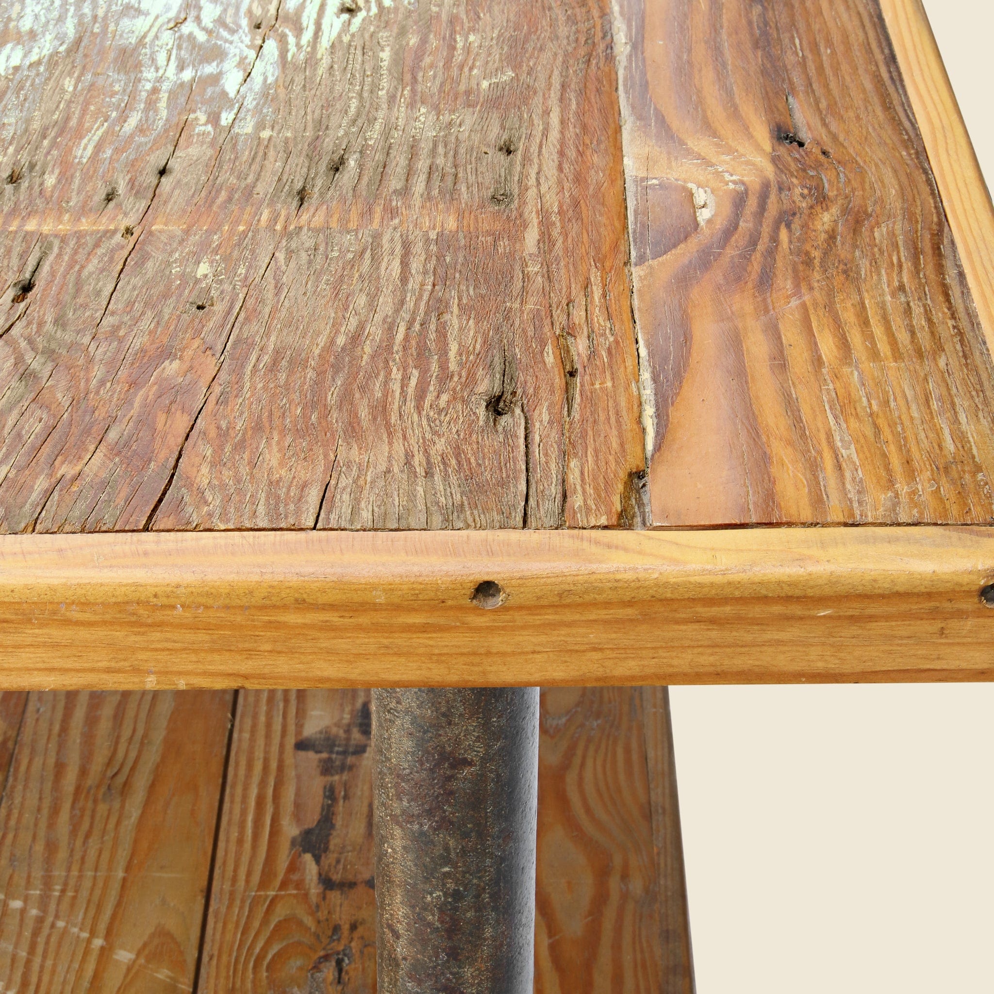 Wooden Industrial Table with Metal Drawers - Vintage - STAG Provisions - One & Done - Furniture