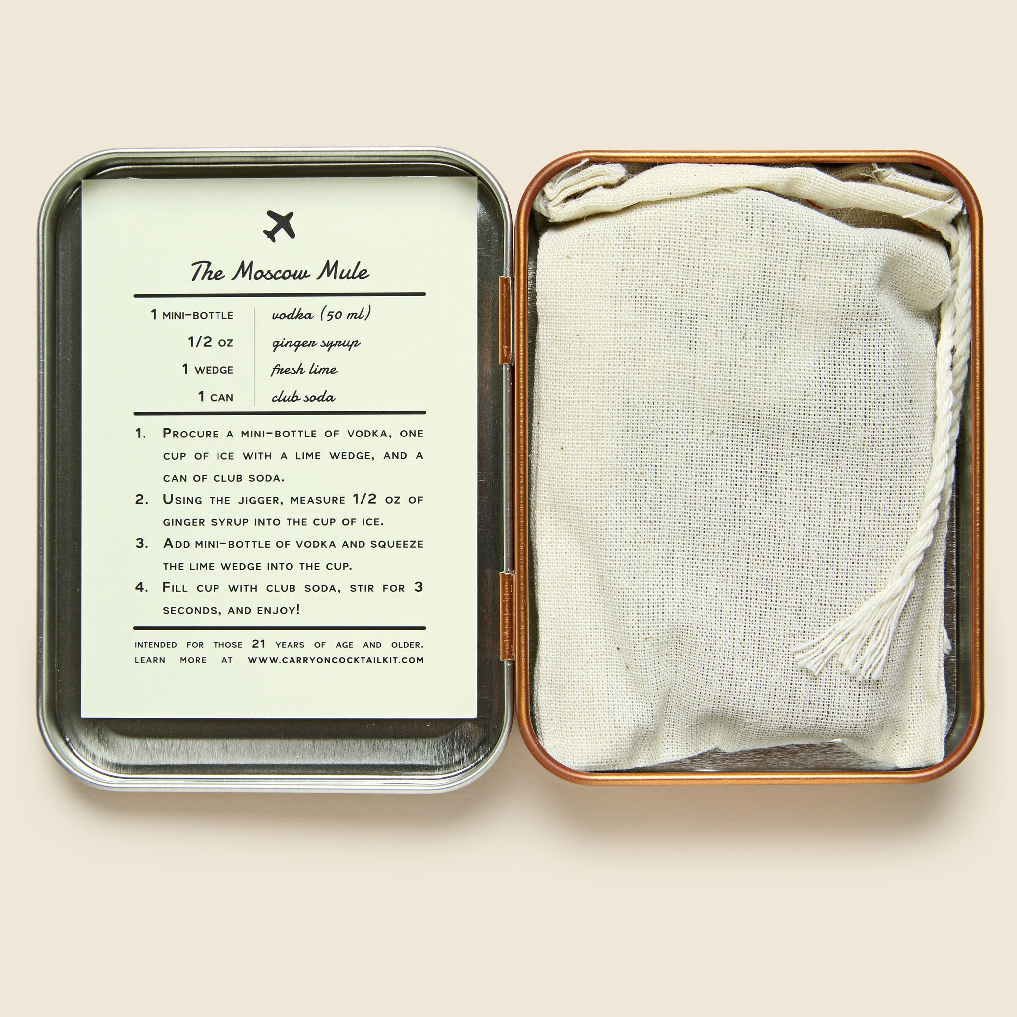 Carry On Cocktail Kit - Moscow Mule - Barware - STAG Provisions - Gift - Glassware / Barware