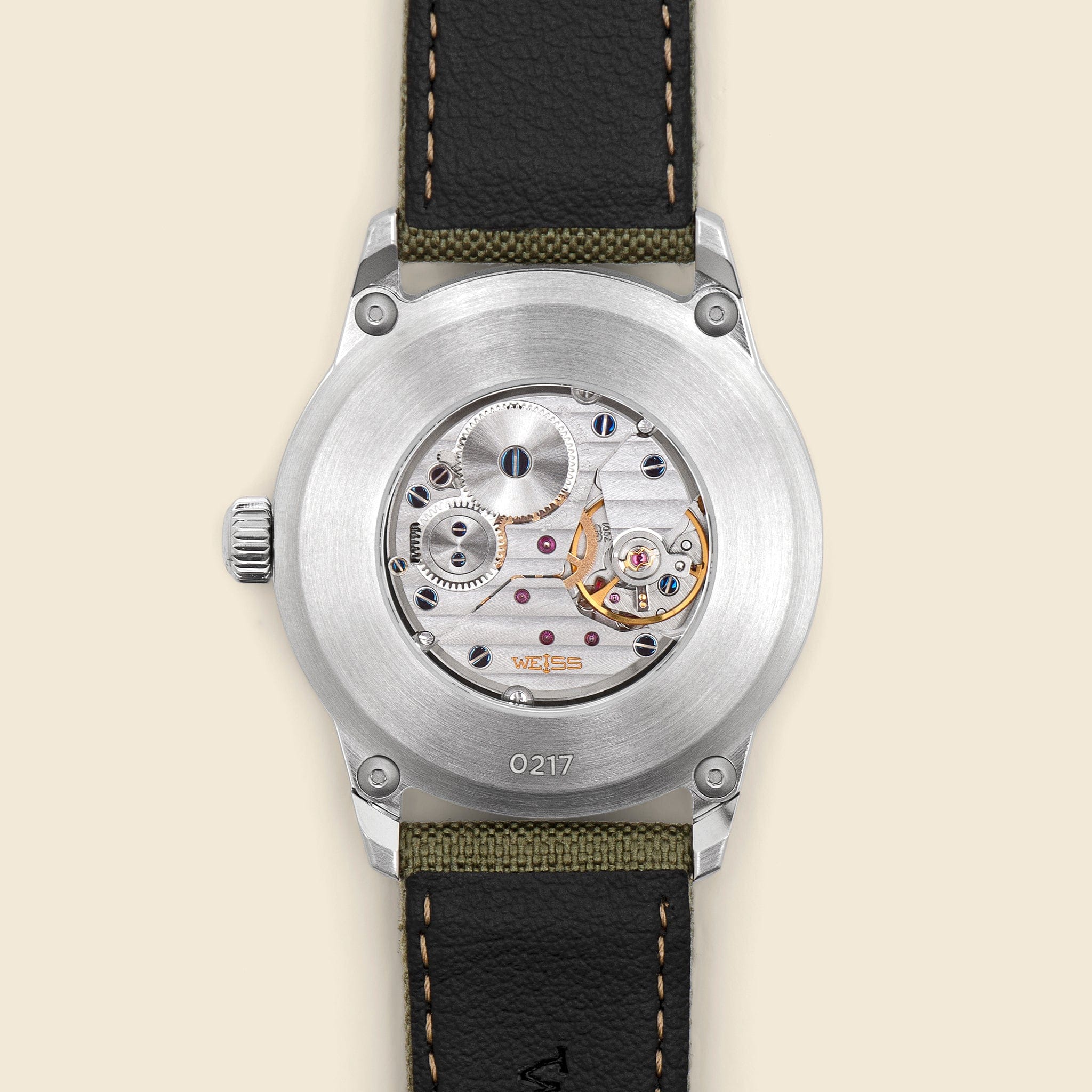 Standard Issue Field Watch 38mm - Black/Olive - Weiss Watch Co - STAG Provisions - Accessories - Watches