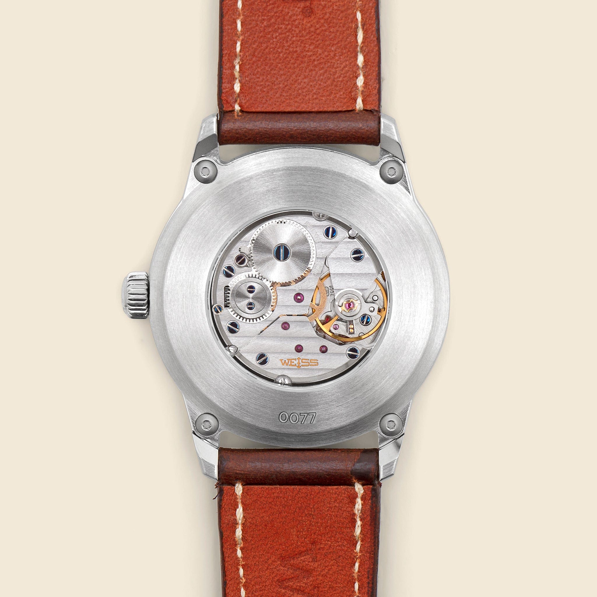 Standard Issue Field Watch 38mm - Blue/Brown - Weiss Watch Co - STAG Provisions - Accessories - Watches