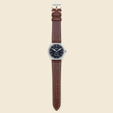 Standard Issue Field Watch 38mm - Blue/Brown - Weiss Watch Co - STAG Provisions - Accessories - Watches