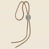 Sunburst Concho Bolo Tie - Brown - Yuketen - STAG Provisions - Accessories - Necklaces