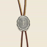 Sunburst Concho Bolo Tie - Brown - Yuketen - STAG Provisions - Accessories - Necklaces