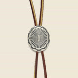 Sunburst Concho Bolo Tie - Brown - Yuketen - STAG Provisions - Accessories - Necklaces
