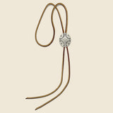 Geometric Concho Bolo Tie - Brown - Yuketen - STAG Provisions - Accessories - Necklaces