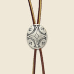 Geometric Concho Bolo Tie - Brown - Yuketen - STAG Provisions - Accessories - Necklaces