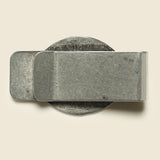 Carved Oval Concho Money Clip - Nickel Silver - Yuketen - STAG Provisions - Accessories - Wallets