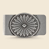 Concho Sunburst Money Clip - Nickel Silver - Yuketen - STAG Provisions - Accessories - Misc. Jewelry