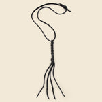 Braided Leather Necklace - Black - Yuketen - STAG Provisions - Accessories - Necklaces