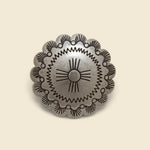 Concho Pin - Nickel Silver - Yuketen - STAG Provisions - Accessories - Pins