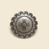 Concho Pin - Nickel Silver - Yuketen - STAG Provisions - Accessories - Pins