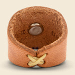Leather Concho Ring - Tan/Turquoise - Yuketen - STAG Provisions - Accessories - Rings