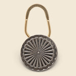 Concho Key Chain Round Flower - Nickel Silver - Yuketen - STAG Provisions - Accessories - Key Chains