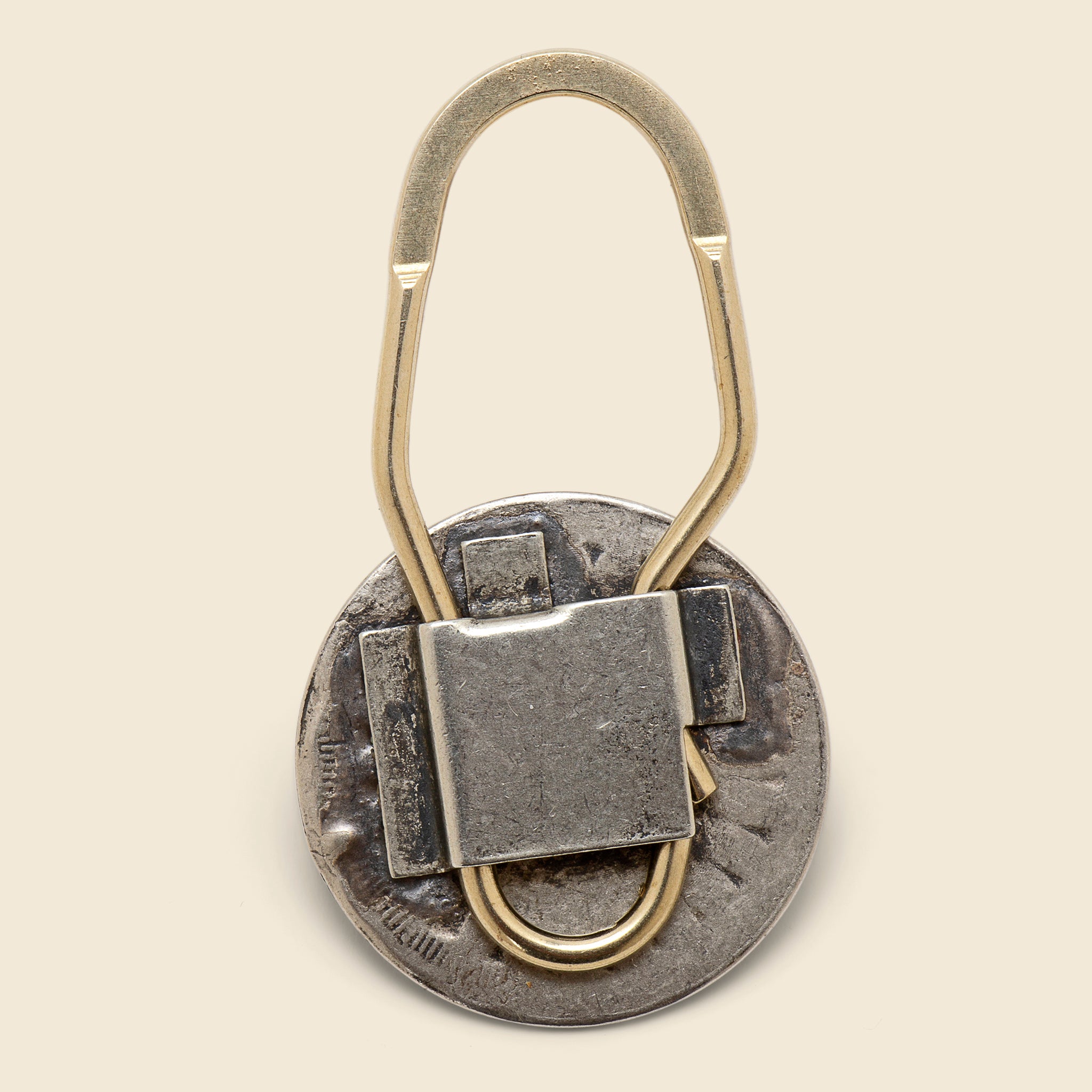 Concho Key Chain Round Flower - Nickel Silver - Yuketen - STAG Provisions - Accessories - Key Chains