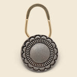 Concho Key Chain Round Smooth Center - Nickel Silver - Yuketen - STAG Provisions - Accessories - Key Chains