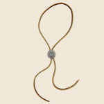 Leather Bolo Tie - Brown/Turquoise - Yuketen - STAG Provisions - Accessories - Necklaces