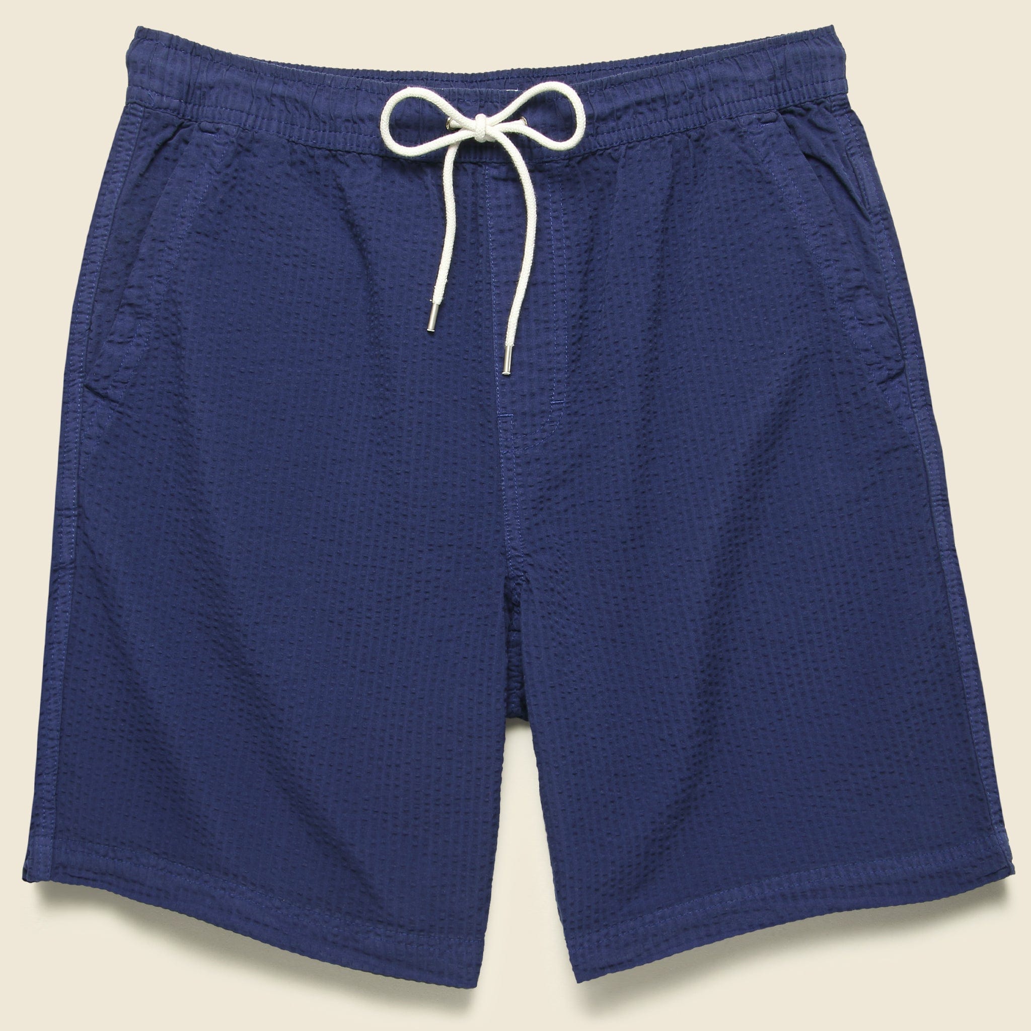Seersucker Saturday Short - Navy - Alex Mill - STAG Provisions - Shorts - Solid