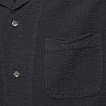 Seersucker Camp Shirt - Washed Black - Alex Mill - STAG Provisions - Tops - S/S Woven - Other Pattern